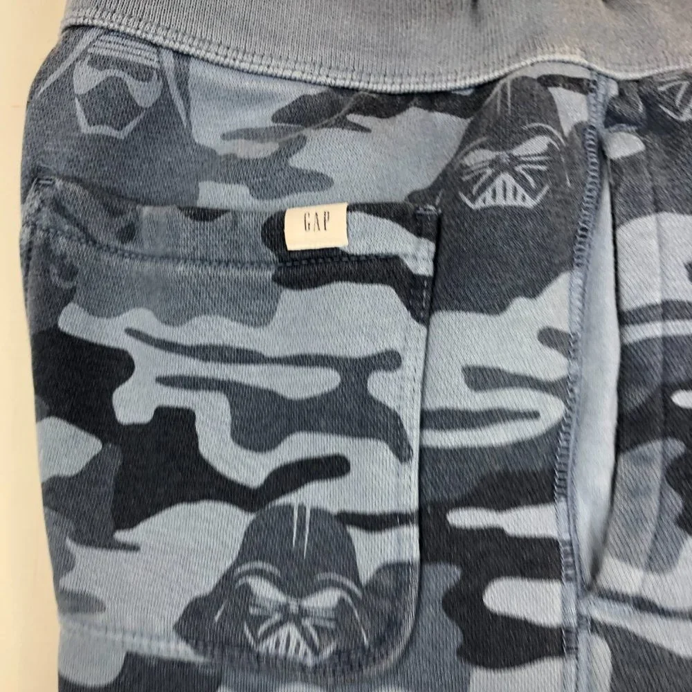 Gap Star Wars Blue Cozy Classic Camo Joggers Athletic Gym Comfy
